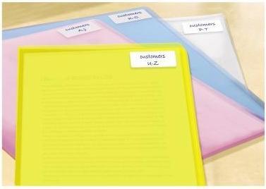 Produktbild Avery 3383 Abgerundetes Rechteck Dauerhaft Weiss 250Stück(e) selbstklebendes Etikett