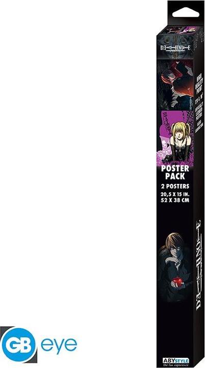 Image du produit ABYstyle DEATH NOTE - Set 2 Chibi Posters - L vs Light Misa 52x38 x4