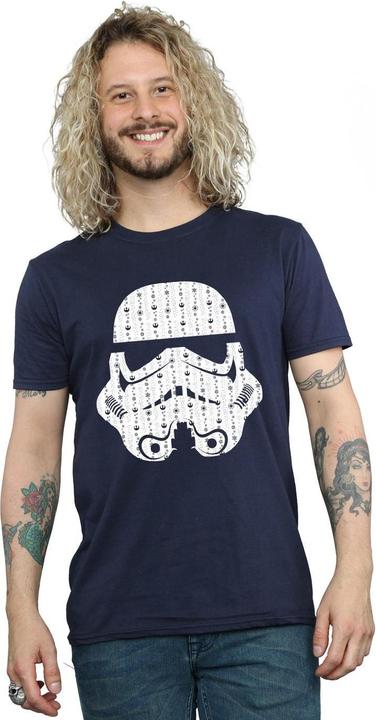 Produktbild Star Wars Christmas Stormtrooper Helmet TShirt (3XL)