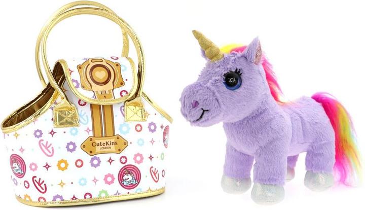 Produktbild Komelon CUTEKINS plush unicorn with carry case, 51087