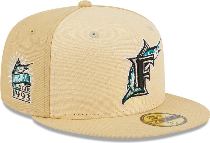 Image du produit New Era 59Fifty Fitted Cap - RAFFIA Florida Marlins (7)