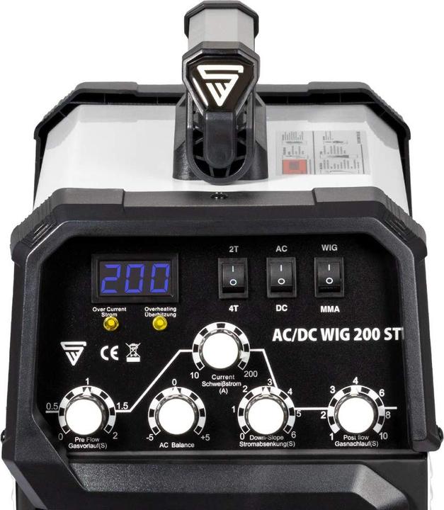 Actual product image Stahlwerk Combination welder AC/DC TIG 200 ST IGBT 200 amps