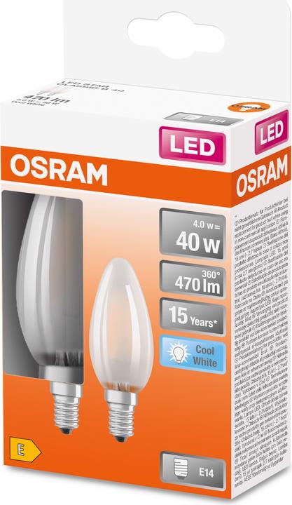 Produktbild Osram Retrofit Classic (E14, 4 W, 470 lm, 2 x, E)