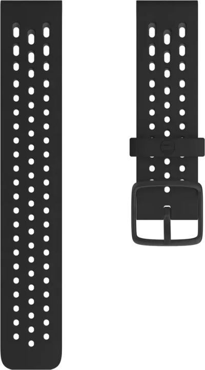 Produktbild Polar silikoniranneke, musta, S-L (22 mm, Silikon)