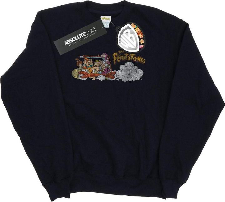 Image du produit The Flintstones - Sweat FAMILY CAR DISTRESSED - Femme (XXL)