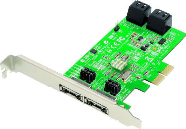 Dawicontrol 4-Kanal SATA RAID 5 PCIe 2. Controller