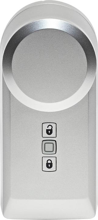 Actual product image Homematic IP Smart Home door lock actuator (HmIP-DLD-S) (silver) (Key, Smartphone)