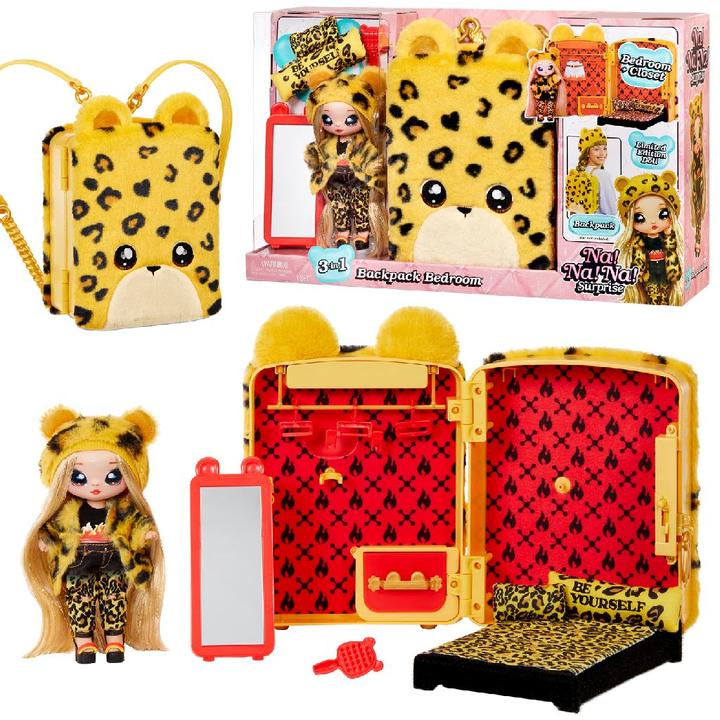 Image du produit MGA Na! Na! Na! Surprise 3-en-1 Backpack Bedroom- Jennel Jaguar