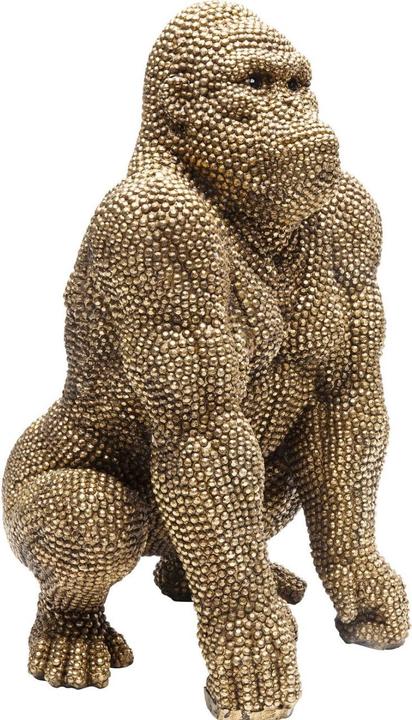 Image du produit Designlife Figurine décorative Shiny Gorilla doré 46cm