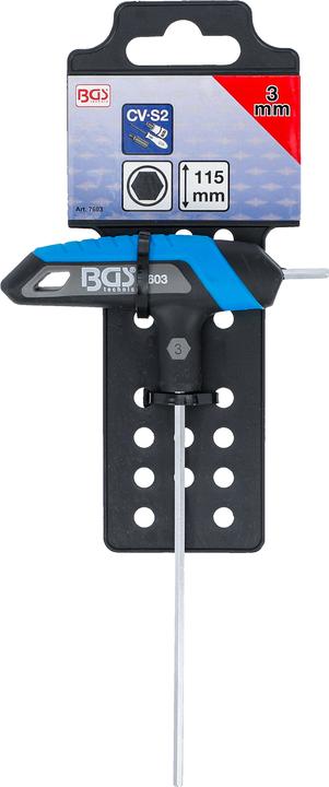 Immagine prodotto BGS Cacciavite con impugnatura a T | esagono interno | 3 mm (Chiave a brugola)