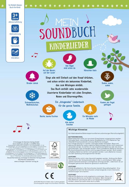 Image du produit Mein Soundbuch Kinderlieder (Allemand, 2020)