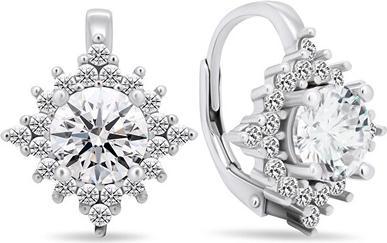 Image du produit Brilio Silver - Breathtaking boucles d'oreilles en argent avec zircons clairs EA405W