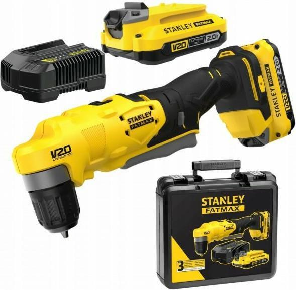 Stanley ST WKRĘTARKA KĄTOWA V20 SFMCD750D2K 2x2.0Ah