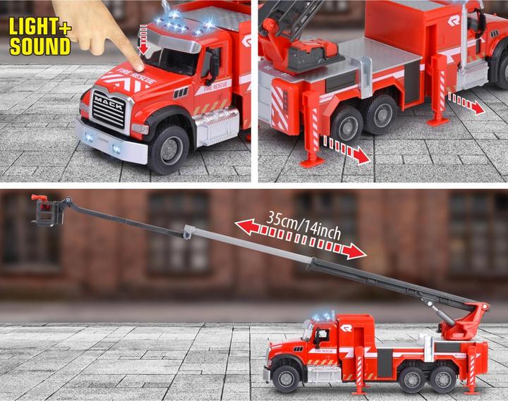Actual product image Majorette Mack Granite Fire Truck
