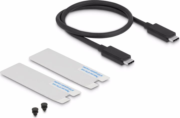 Actual product image Delock External Enclosure USB 4 40Gps - M.2 NVMe SSD M.2 (M.2)