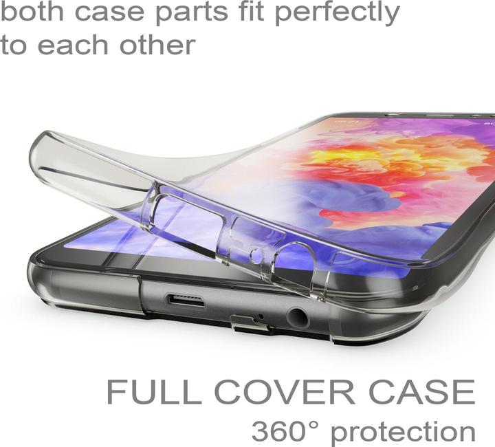 Produktbild Nalia Glitzer Handyhülle 360 Grad (Samsung Galaxy A6+)