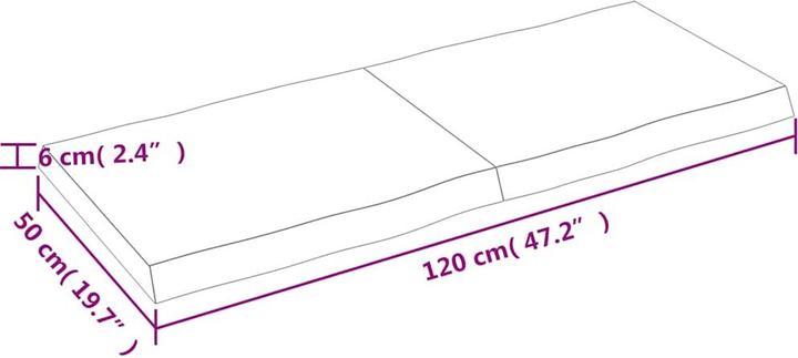 Actual product image VidaXL Nili (120 x 50 x 6 cm)