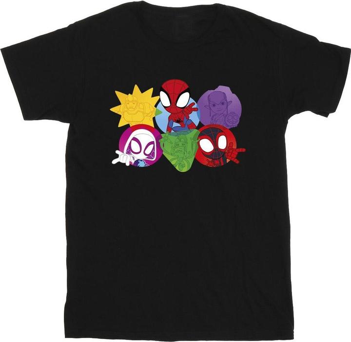 Spidey And His Amazing Friends Faces TShirt Jungen