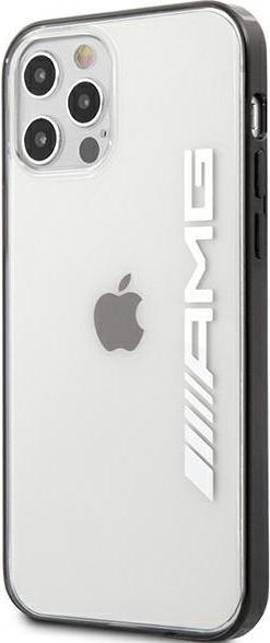 Image du produit Mercedes AMG AMHCP12LAESLBK iPhone 12 Pro Max étui rigide transparent peint en métal (Apple iPhone 12 Pro Max)