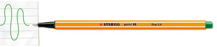 Immagine prodotto STABILO punto 88 Fineliner (Verde, 1 x)