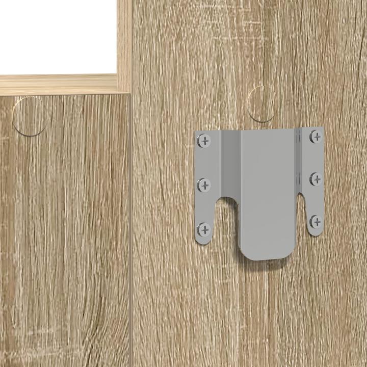 Immagine prodotto VidaXL Tavolino da toilette a muro Sonoma oak 83x40x70 cm