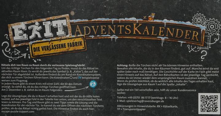 Actual product image Ravensburger Exit - The Abandoned Factory