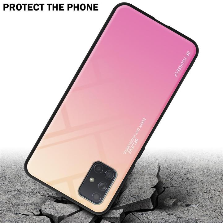 Produktbild Cadorabo TPU 2 Farben Glas Cover (Samsung Galaxy A71)