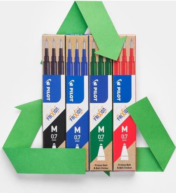 Actual product image Pilot FriXion Refill Set à 3 (Refill, Red, 0.35 mm)