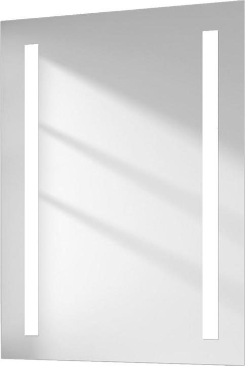 Emke Badspiegel mit Beleuchtung 50*70cm, Kaltweiss6500K, Dimmbar, Wand Schalter (70 x 50 cm)