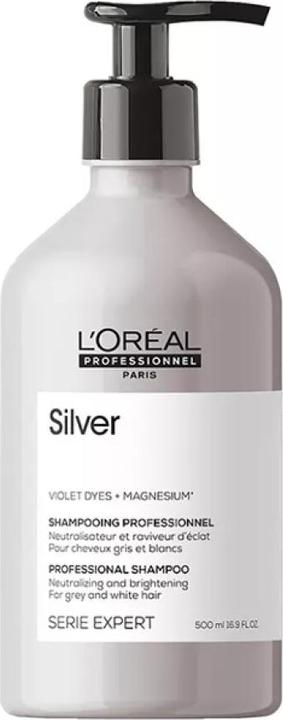 Produktbild L'Oréal Professionnel SILVER shampoo 500 ml (500 ml, Flüssiges Shampoo)