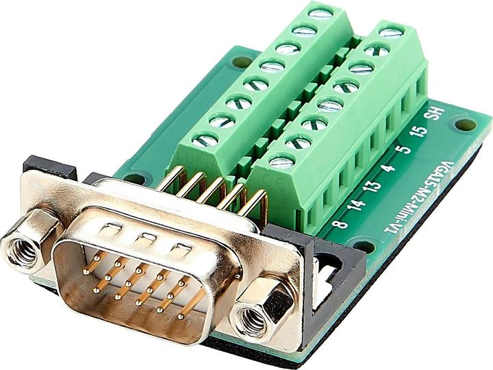 Actual product image Exsys VGA Terminal Block Adapter (20 Pin Terminal Block)