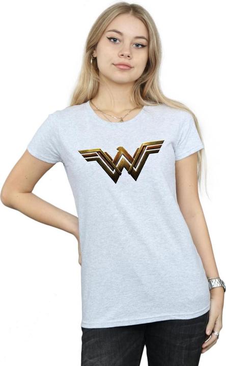 Actual product image Wonder Woman Womens/Ladies Logo Cotton T-Shirt (XL)