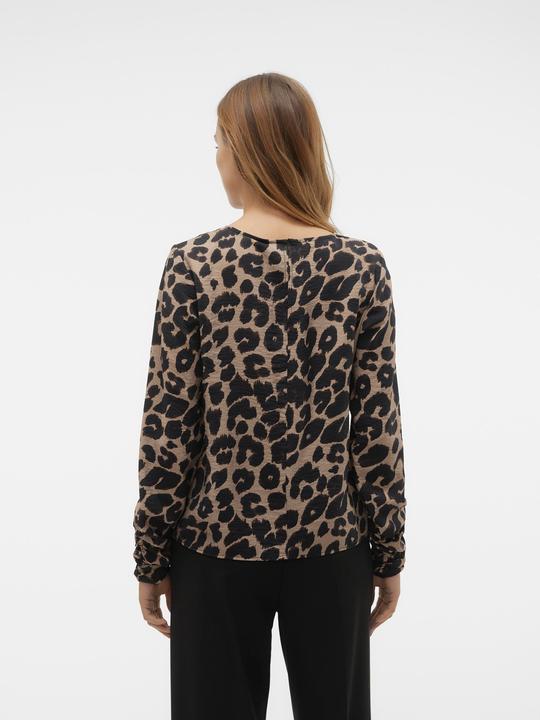 Image du produit Vero Moda Vmiris L/S Rouching Top Wvn Pop1 Ga Top (XS)