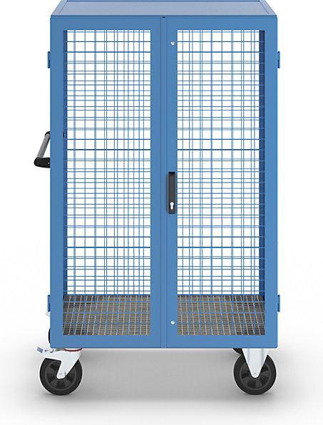 Actual product image eurokraft pro Gas cylinder mesh container, mobile, HxWxD 1800 x 1150 x 740 mm. (115 cm, 180 cm)