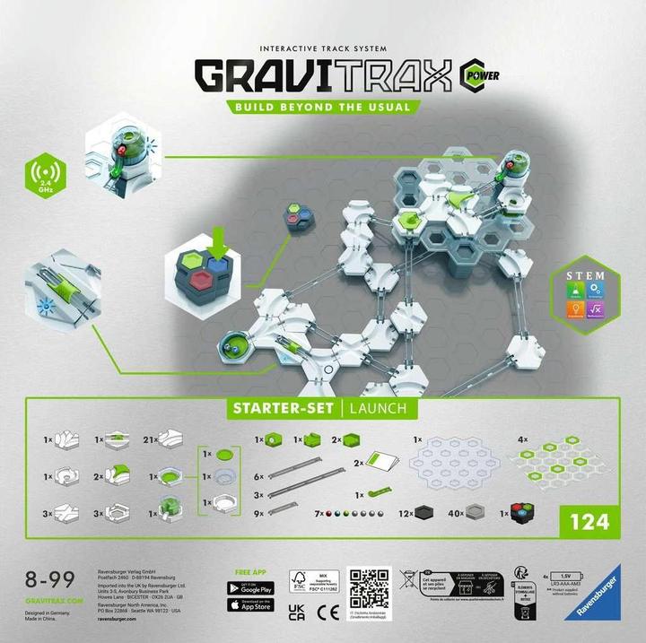 Productafbeelding Ravensburger GraviTrax Gravitrax Power Starter Set Lancering