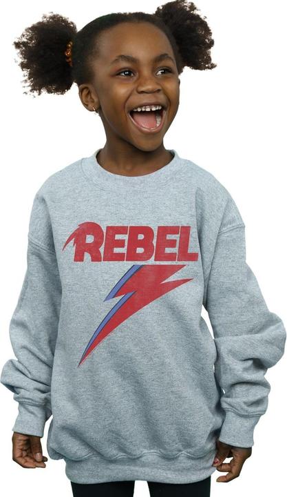 Produktbild David Bowie Distressed Rebel Sweatshirt Mädchen (128)