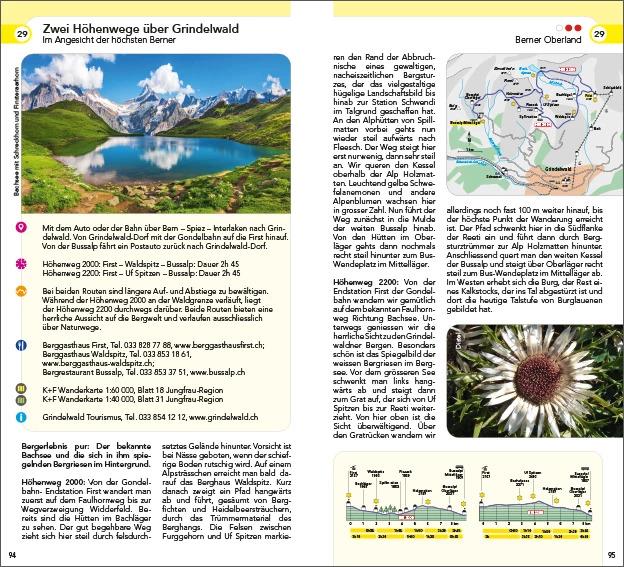 Actual product image Wanderführer Schweiz (German, Hallwag Kümmerly+Frey AG, 2021)