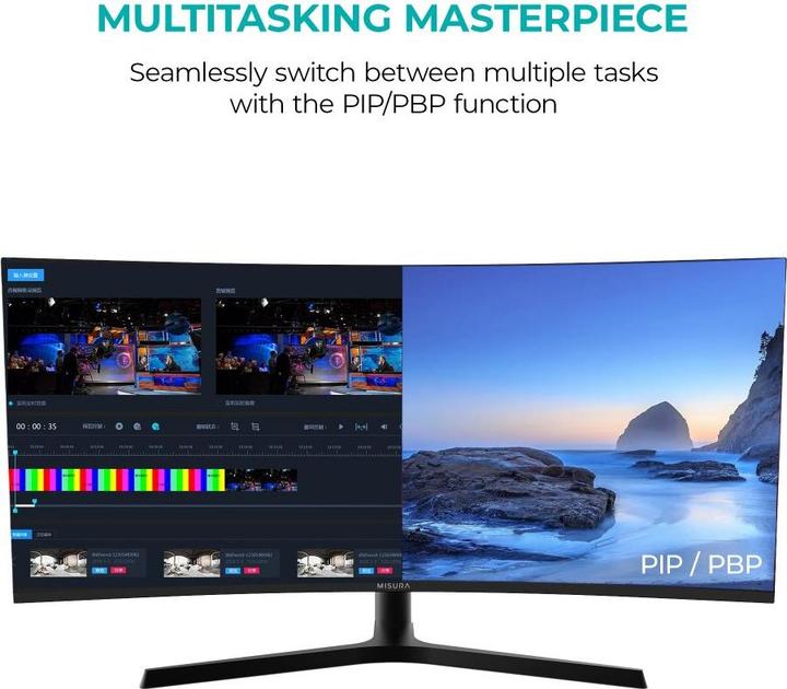 Produktbild Misura High Resolution monitor 34" - 165 Hz GEBOGEN (3440 x 1440 Pixel, 34")