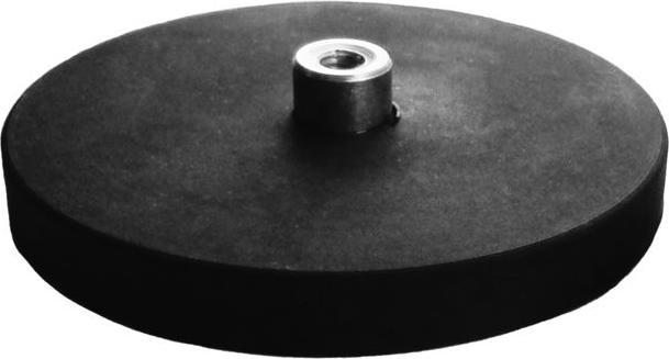 Actual product image Flat gripper magnet set 2-piece with threaded bush neodymium