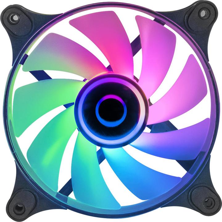 Produktbild Mars Gaming Ventilateur Boitier Mf-3d RGB - 12cm (Noir) (120 mm, 1 x)