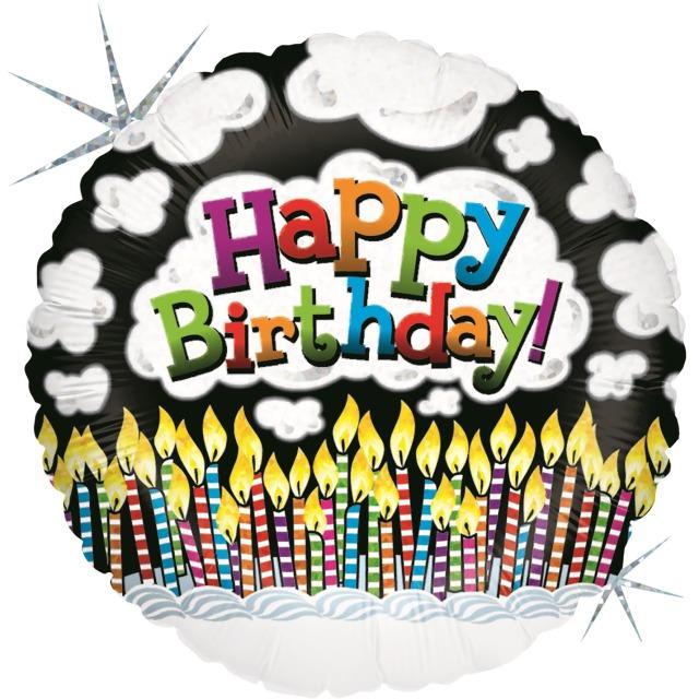 Actual product image Grabo Balloons Happy Birthday Candle Balloon