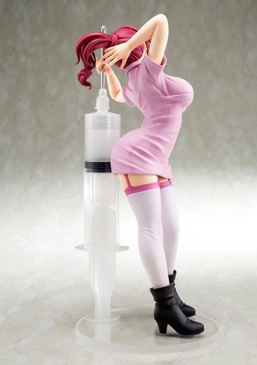Actual product image Hakoiri Musume World's End Harem PVC Statue 1/6 Akane Ryuzoji Dress-Up Nurse 26 cm