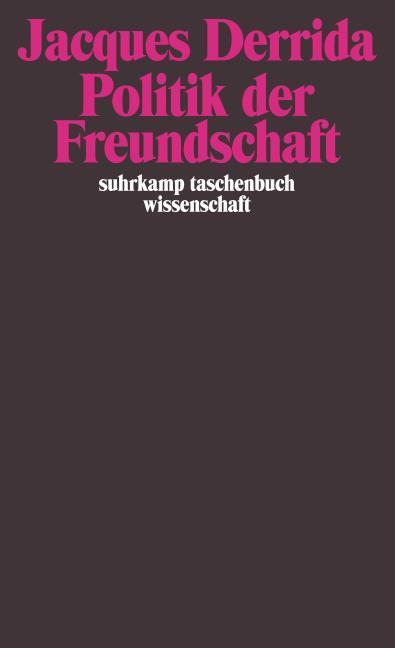 Produktbild Politik der Freundschaft (Deutsch, Jacques Derrida, 2002)
