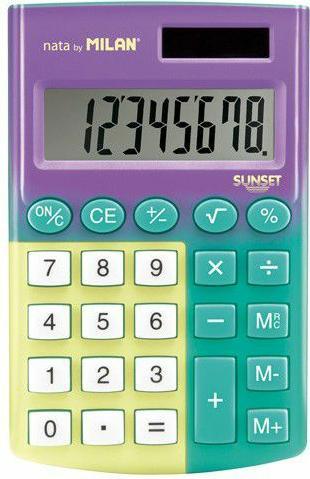 Actual product image and calculator 8 position Pocet (Solar cells, Batteries)