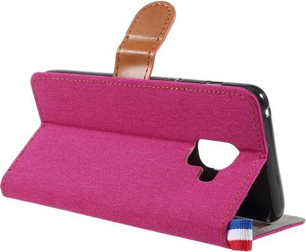 Produktbild MU Classic Leder/Stoff Hülle (Samsung Galaxy A8 (2018))