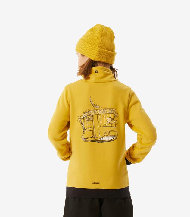 Produktbild Wedze Skipullover Kinder - 100 gelb (146)