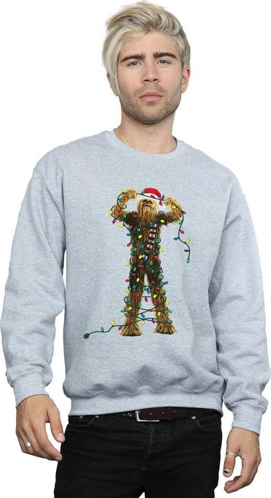 Immagine prodotto Star Wars Chewbacca Christmas Lights Felpa Uomo (XXL)