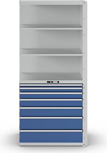 Image du produit Lista Etagère à tiroirs (102 cm, 220 cm)