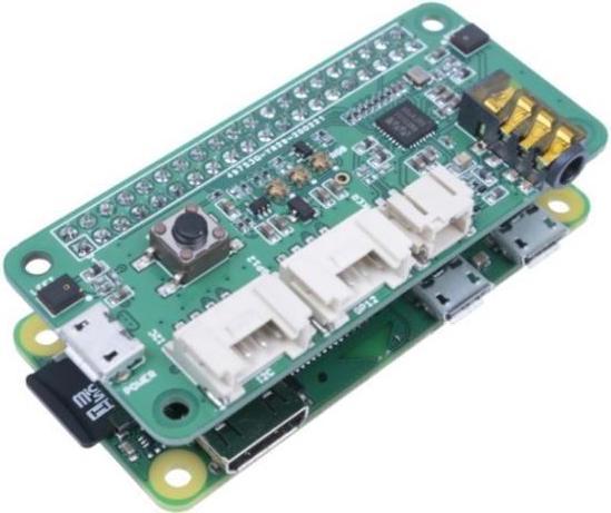 Produktbild Seeed Studio 107100001 - ReSpeaker Duales Mikrofon HAT für Raspberry Pi