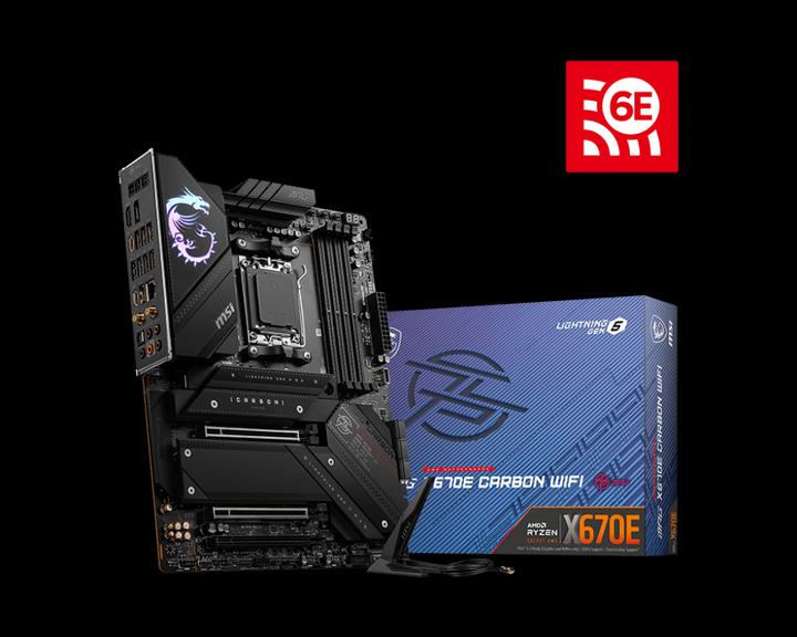 Actual product image MSI MPG X670E CARBON WIFI (AM5, AMD X670E, ATX)